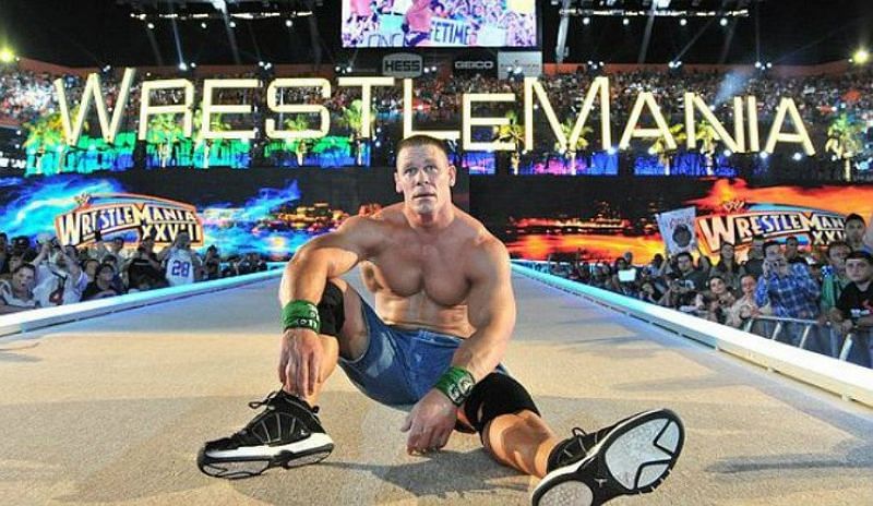 Where is John Cena?